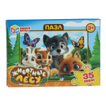 Пазл 35эл. "Животные в лесу" 4630395053785 (Умные игры)