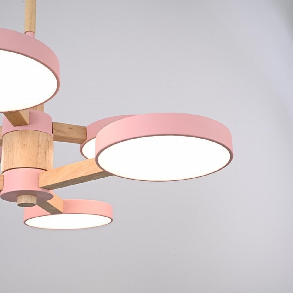 Люстра на штанге Imperiumloft TURNA Pink TURNA-DBL01