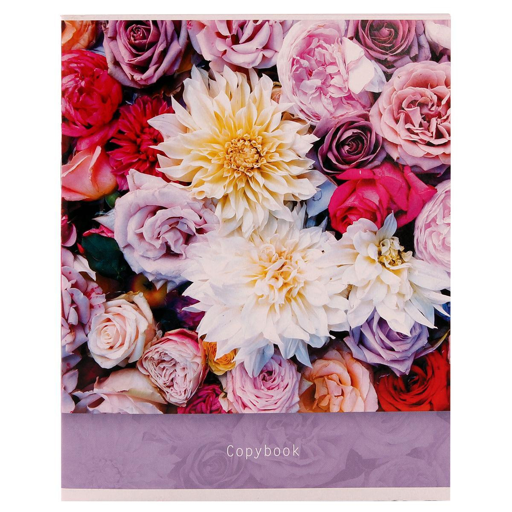 Тетрадь школьная А5 48л. клетка, офсет №1(обложка картон) в ассорт.(92%) (КПК)