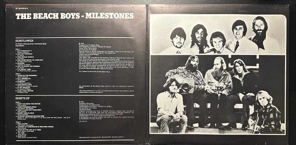 The Beach Boys - Sunflower / Surf's Up 2LP (Голландия)