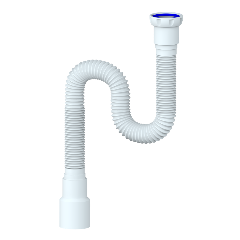 D125 ГИБКОЕ СОЕДИНЕНИЕ1200мм д.40хд.40/50  С ГАЙКОЙ 1 1/2
