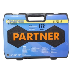 Набор инструмента 172пр. 1/4''&amp;1/2''&amp; 3/8'' (6-гран.)(4-32мм) Partner PA-41723-5
