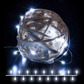 Новогодняя гирлянда нить "Роса" 400-006 3м IP20 холодный белый Elektrostandard