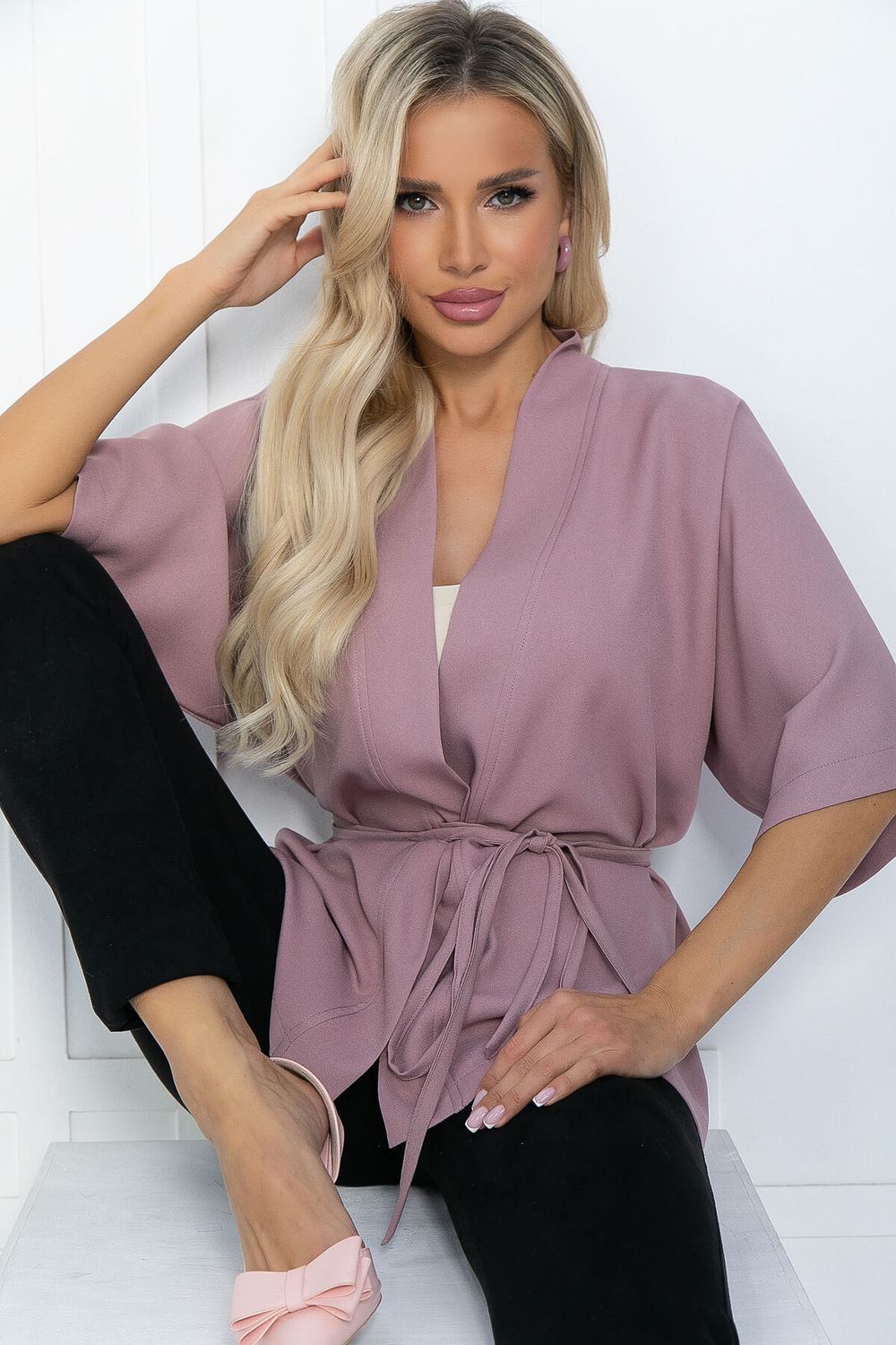 Жакет Аврил (пыльная роза) Б11502 LT Collection