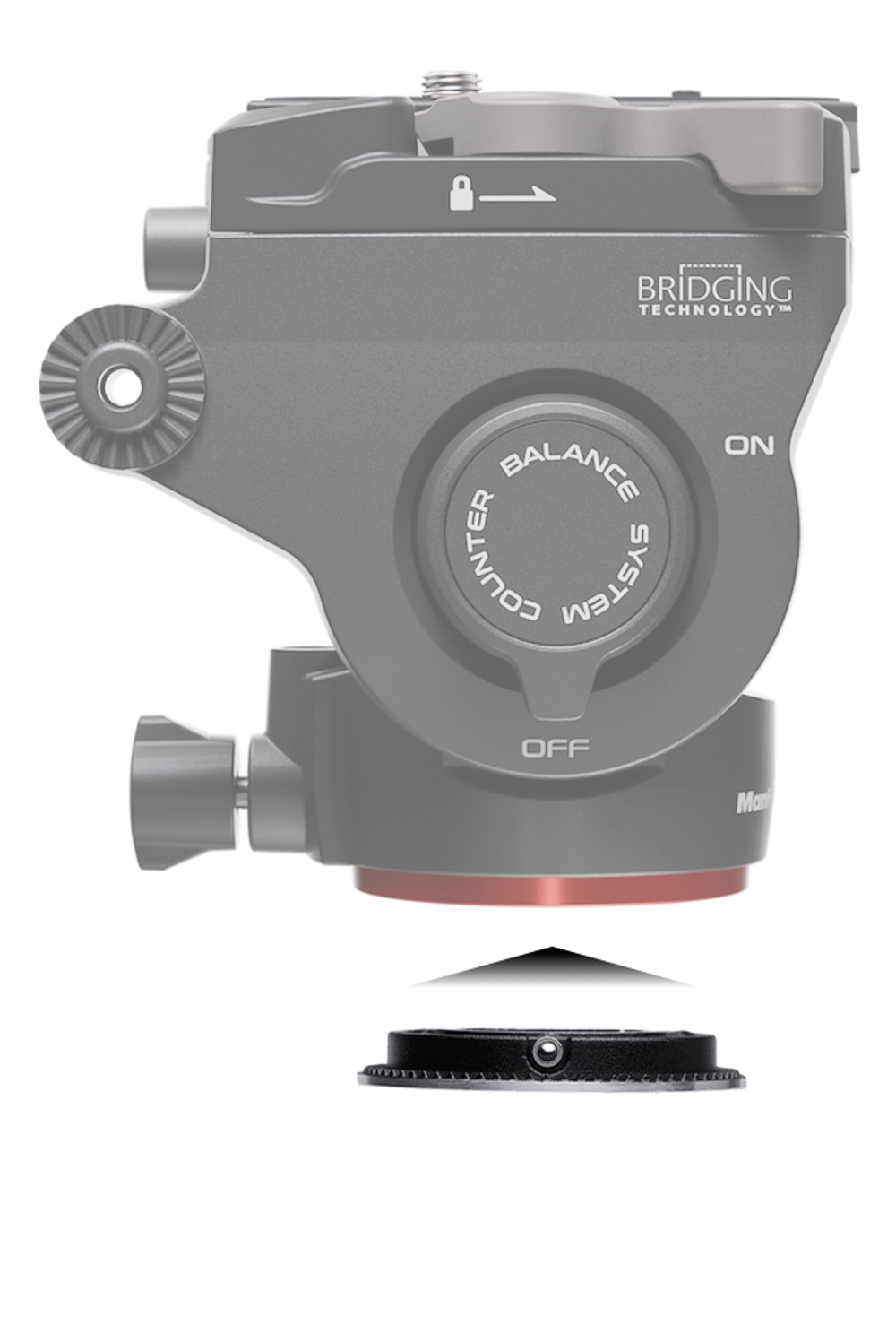 Адаптер Manfrotto MAONEQR-ADPFB60 60mm Flat Base Adapter для 500X