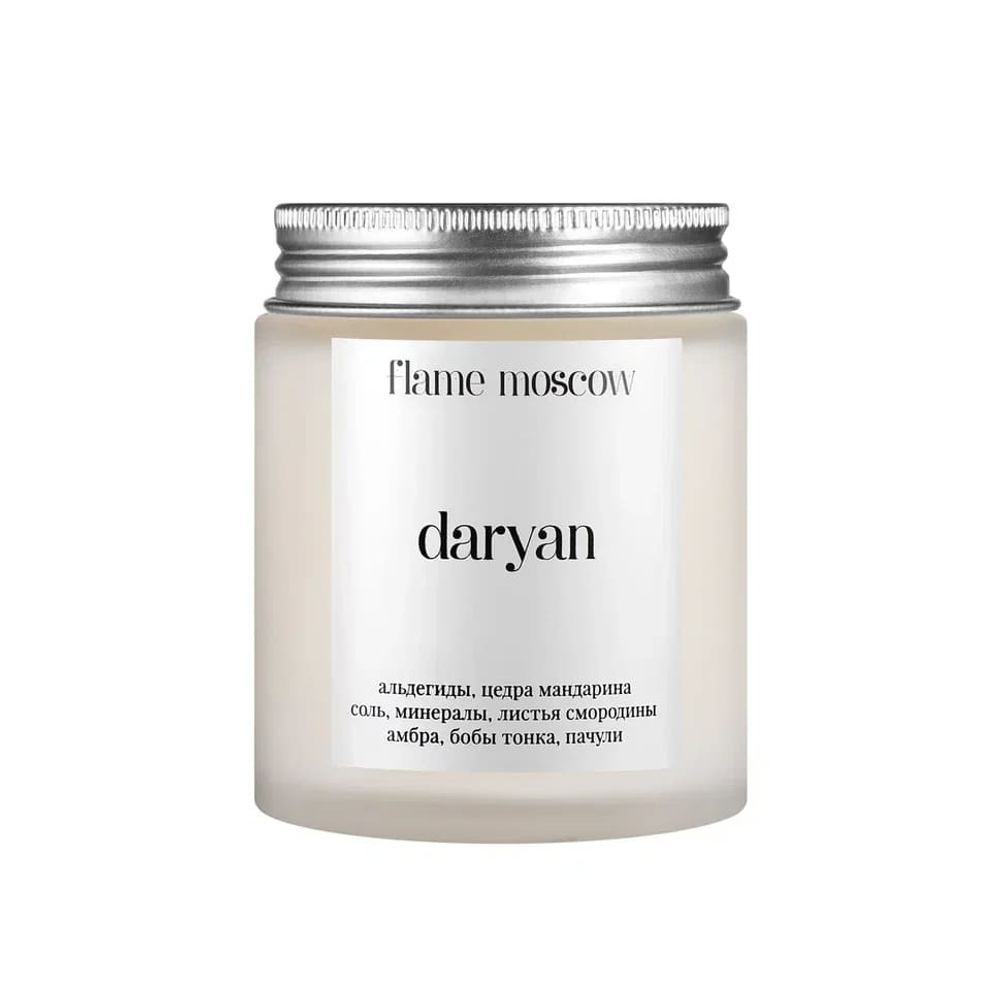 Ароматическая свеча FLAME MOSCOW matte candle Daryan
