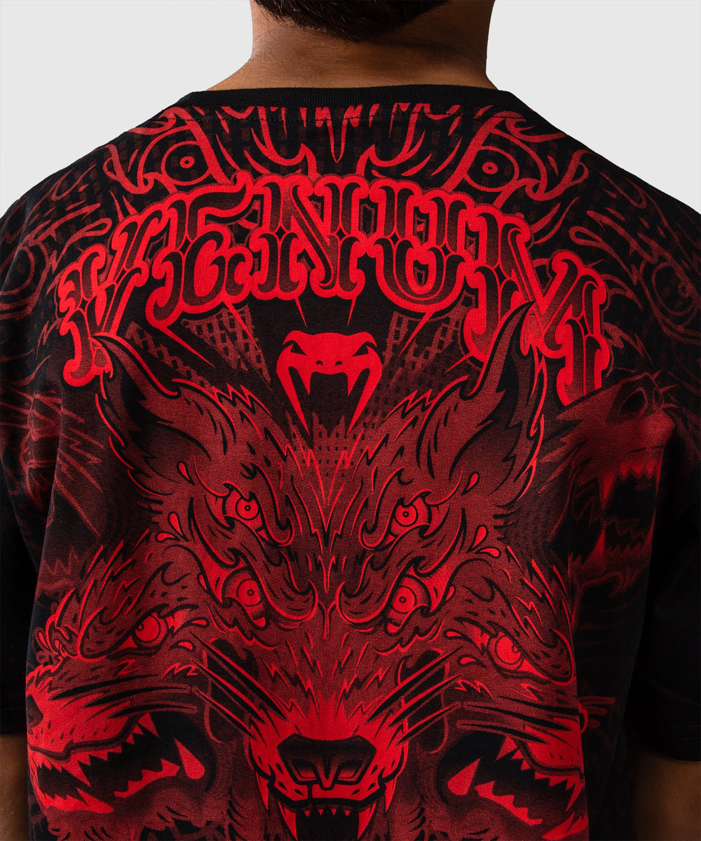 Футболка детская Venum Wolf Atak Black/Red