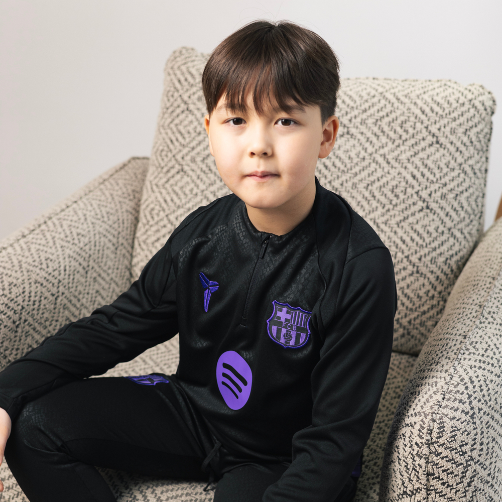 Барселона / Детский трен.костюм / Черный