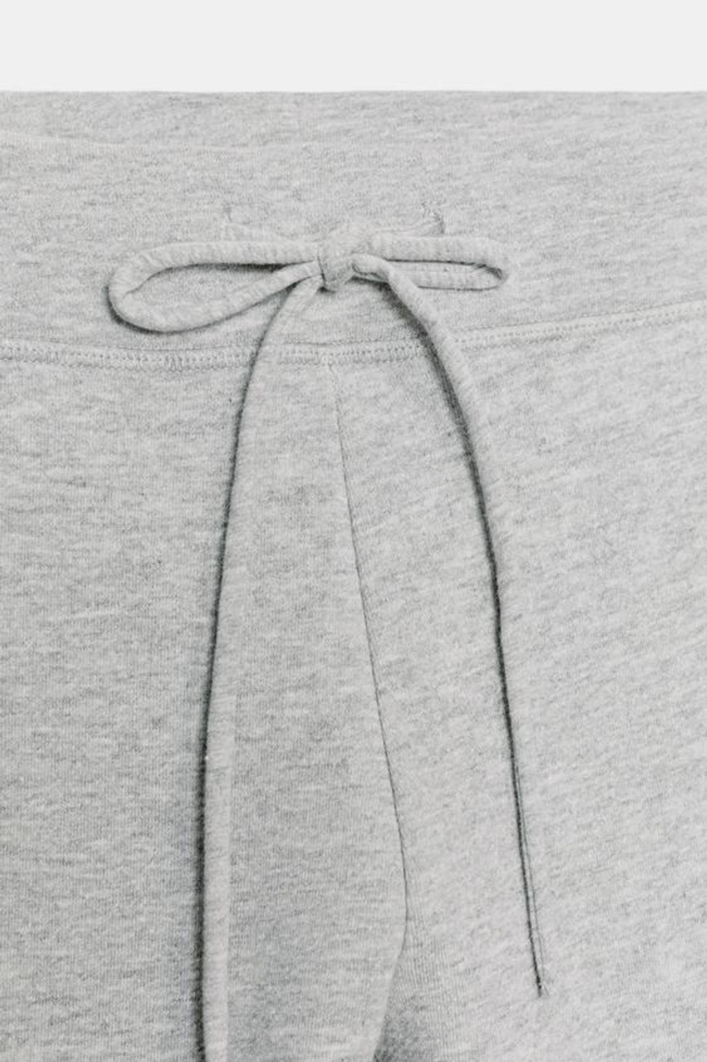 ZARA РАСКЛЕШЕННЫЕ БРЮКИ С ЭФФЕКТОМ ПОТЕРТОСТИ, СЕРЫЙ МЕЛАНЖ