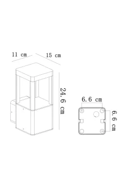 Фасадный светильник Arte Lamp PHERKAD