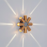 380683 Светильник DITO 8х1W LED 880LM G ЧЕРНЫЙ/ЗОЛОТО 4000K