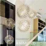Pendant design lamp  Raimond by Moooi (Gold,  D 61 cm)