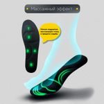 Стельки для обуви с ЭФФЕКТОМ ПАМЯТИ, материал MEMORY FOAM, размер RU 34-39 / EU 35-40, с линиями выреза, SHEGRA (ШЕГРА), 700746