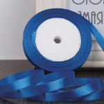 Лента атласная однотонная шириной 6 мм. Синий цвет