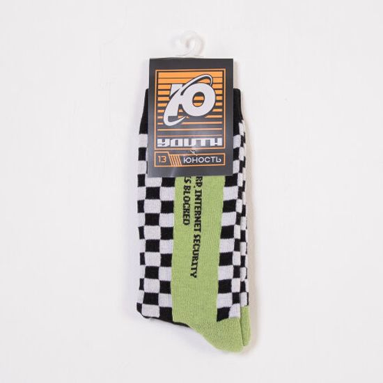 Носки ЮНОСТЬ™ Blocked Life Черный, M/L 41-45