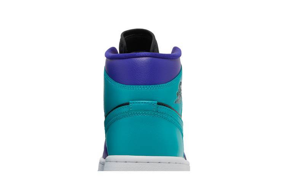 Кроссовки Jordan Air Jordan 1 Mid Black Grape (Женская размерная сетка)