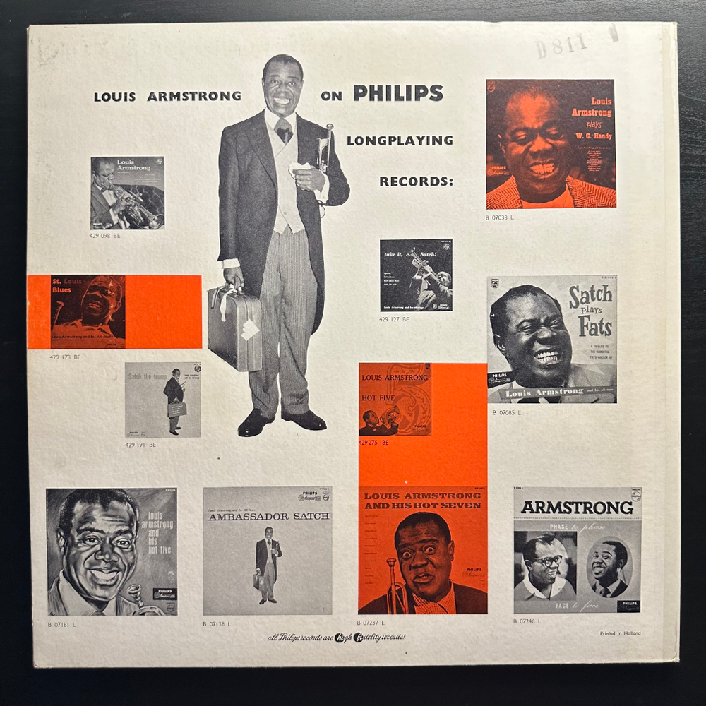 Louis Armstrong and Edward R. Murrow With Leonard Bernstein ‎– Satchmo The Great (Европа 1957г.)