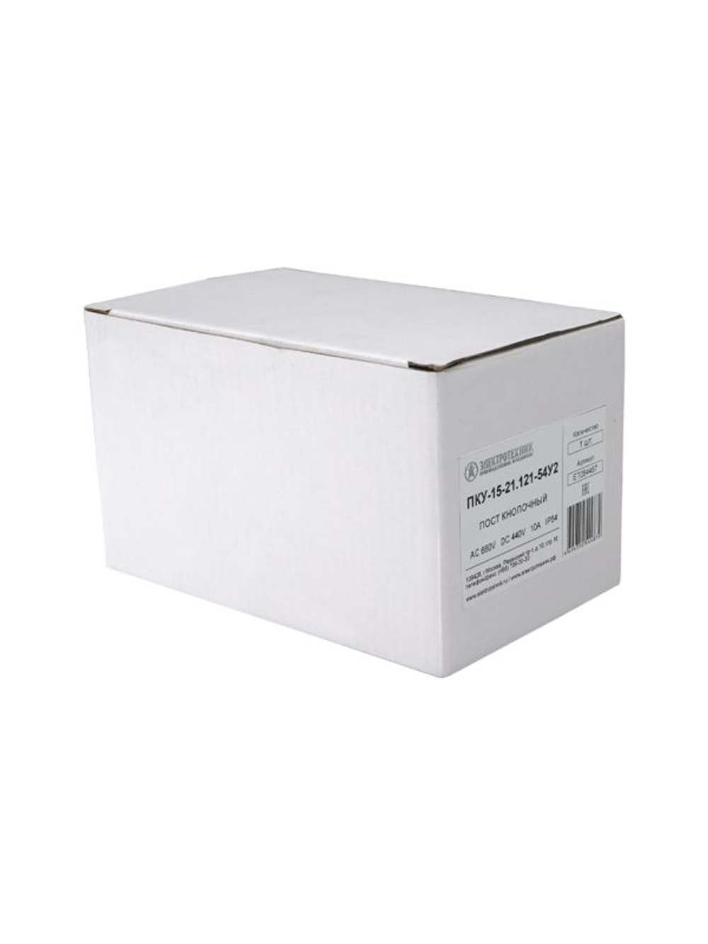 Пост кнопочный ПКУ-15-21.121-54 У2 (1хВК30-10-11110-54 (1з+1р) черн. + 1хВК30-10-11110-54 (1з+1р) красн. + PG-19) пост управления Электротехник ET054487