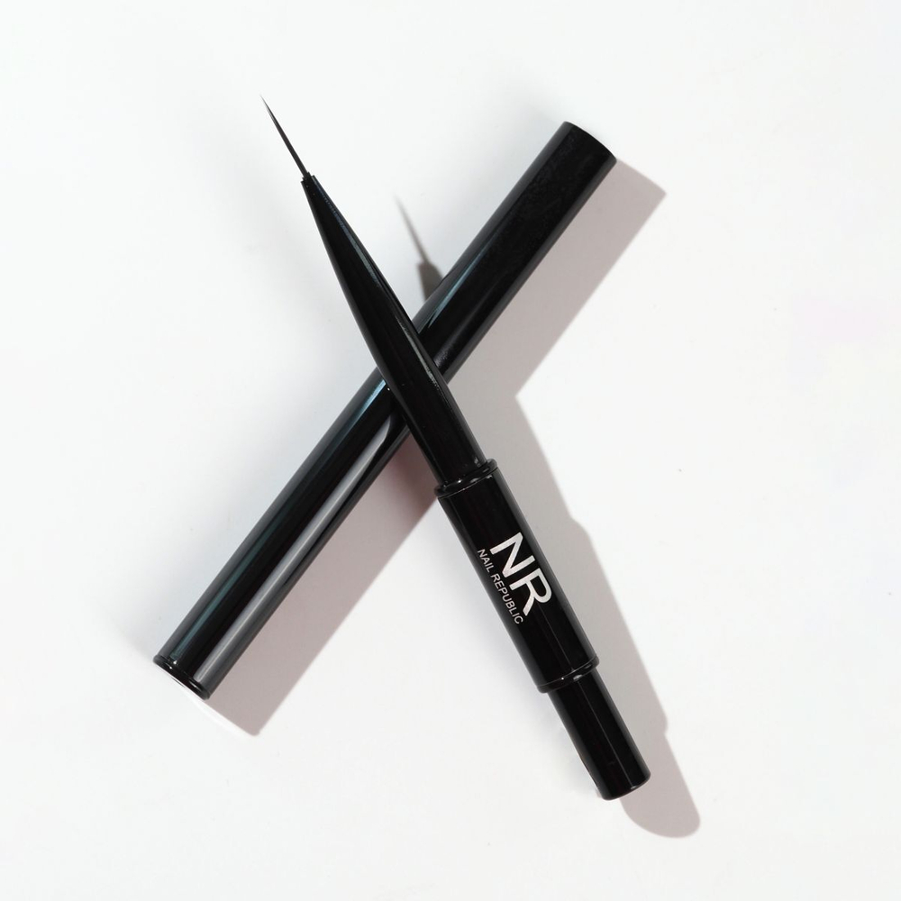 NR Line Brush - Кисть тонкая для дизайна, 11 мм