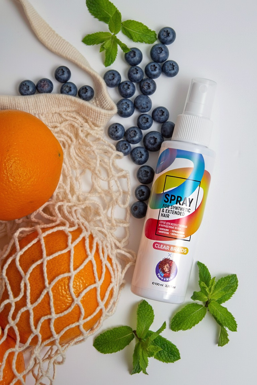 Спрей для искусственных и наращенных волос Clear Braids, 100 мл