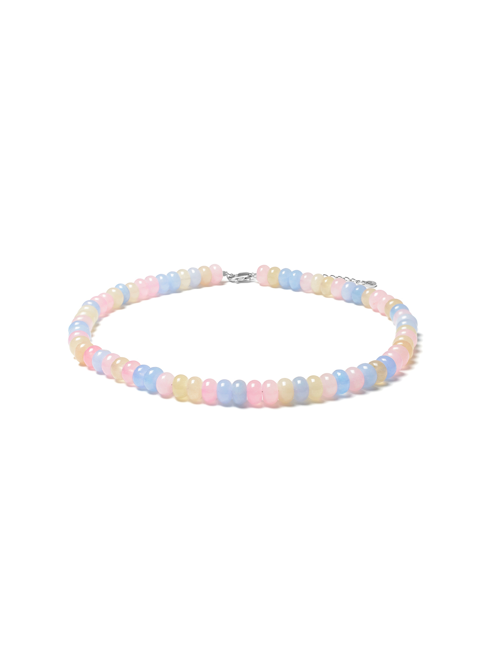 Колье-чокер "CANDY" из серебра и натурального кварца
