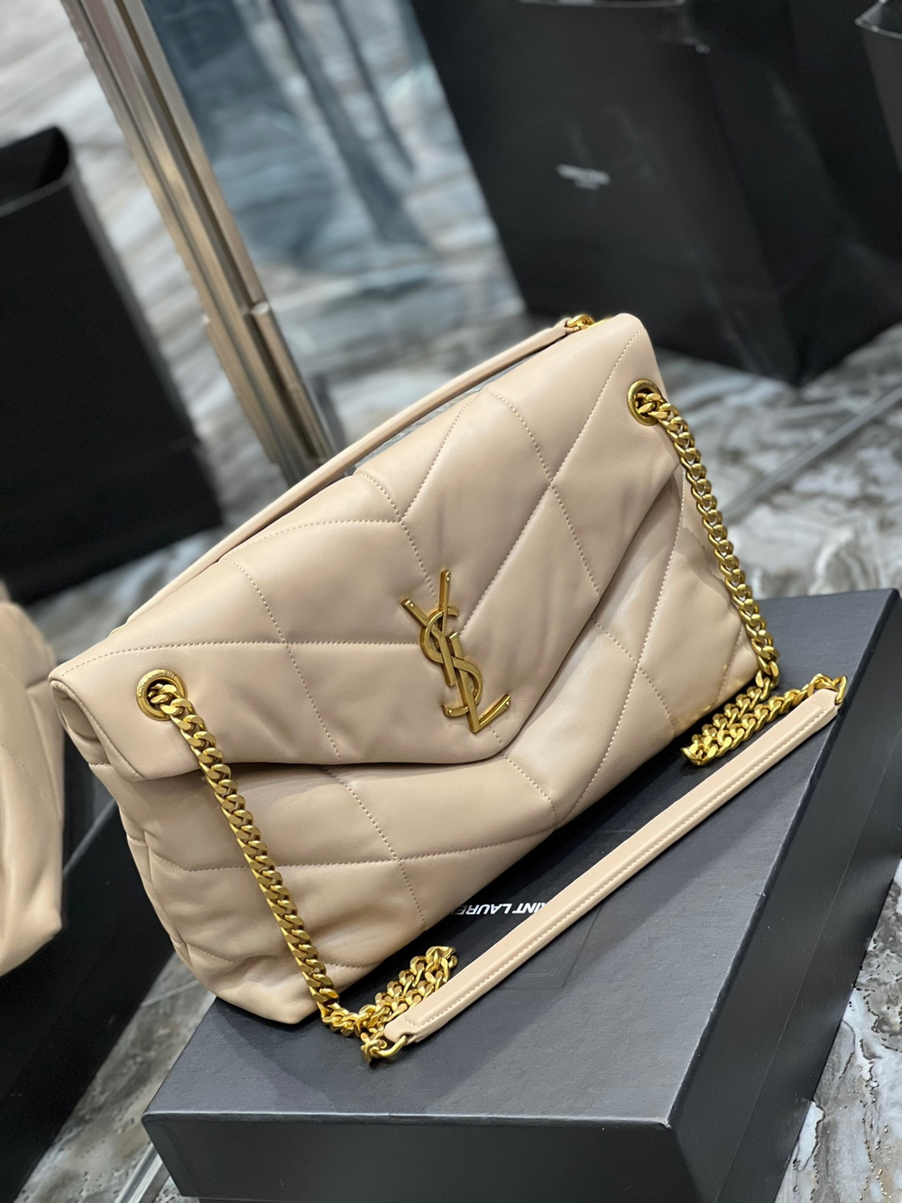 Saint Laurent Loulou Puffer Bag 35 cm