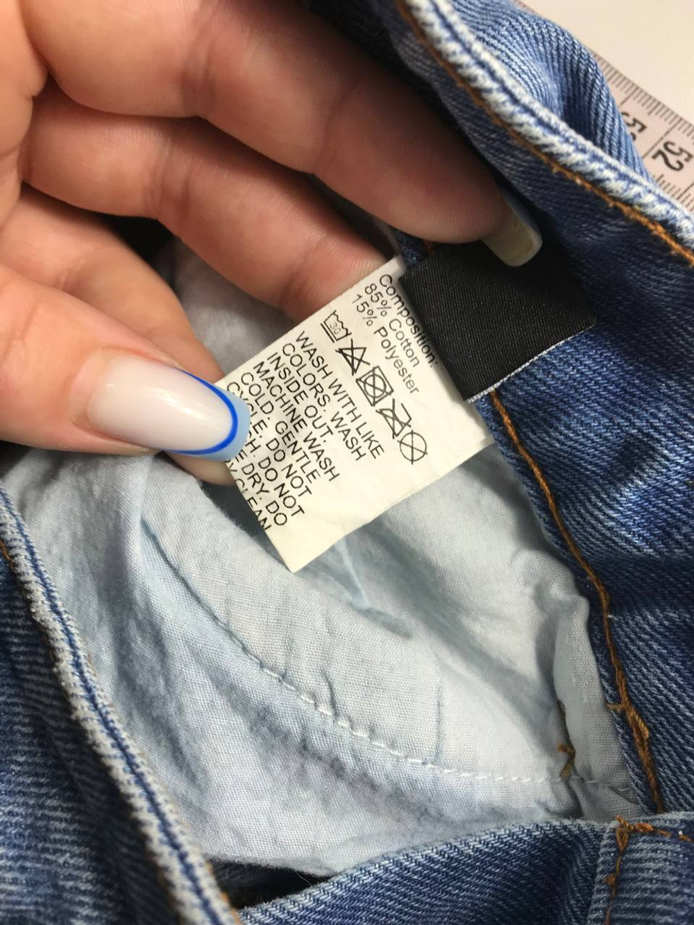 Джинсы Shein с бабочками, маркировка 36, визуально на 42 размер