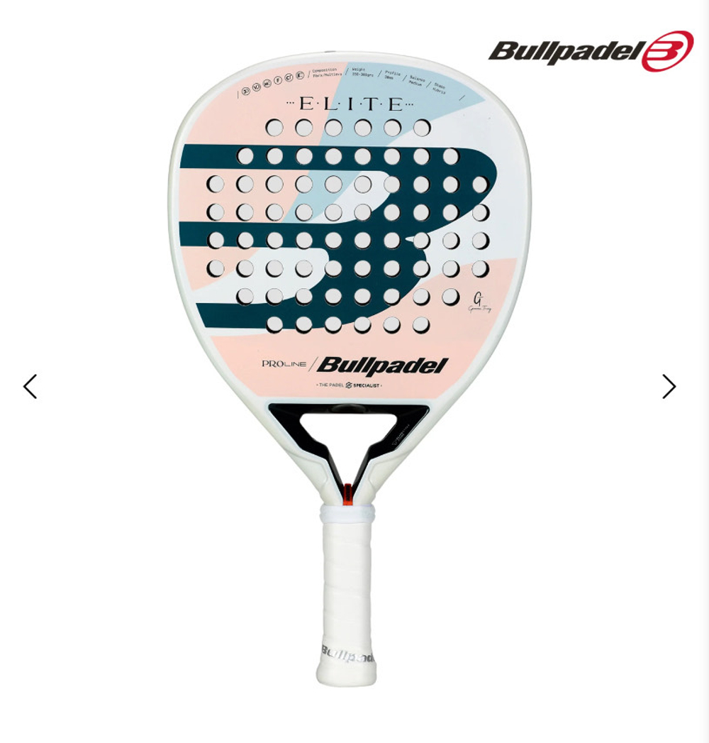 BULLPADEL, PALA ELITE W 25, 365g, (women) (2025), Padel Racket