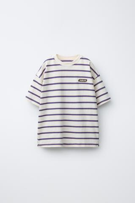ZARA X PUKAS ФУТБОЛКА В ПОЛОСКУ PUKAS SURF, РАЗНОЦВЕТНЫЙ