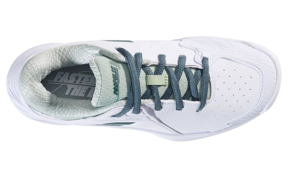 Детские теннисные кроссовки Babolat Propulse 3 Junior Wimbledon All Court - white/dark green