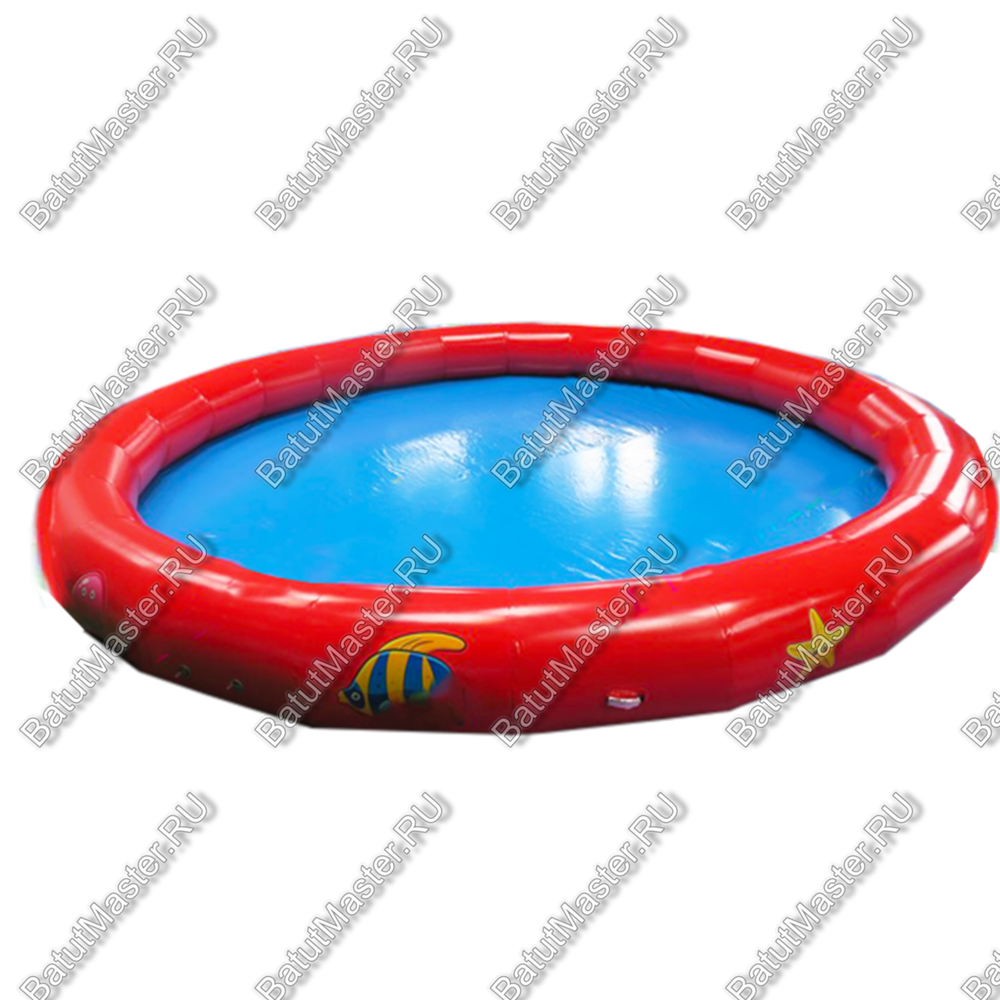 Круглый надувной бассейн «Рыбки», 7*7*0,65 м