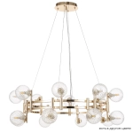 Подвесная люстра Crystal Lux LUXURY SP16 GOLD