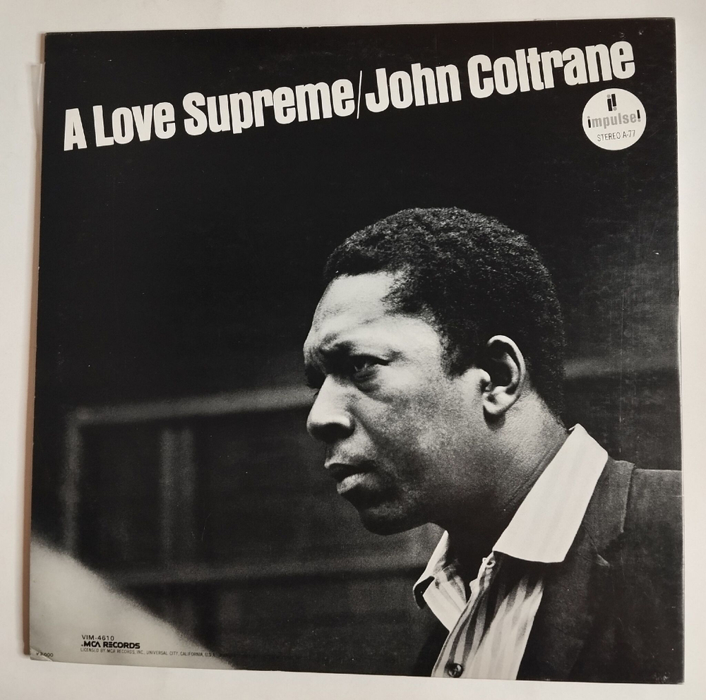 Винтажная виниловая пластинка LP John Coltrane A Love Supreme (Japan 1980) (Obi)