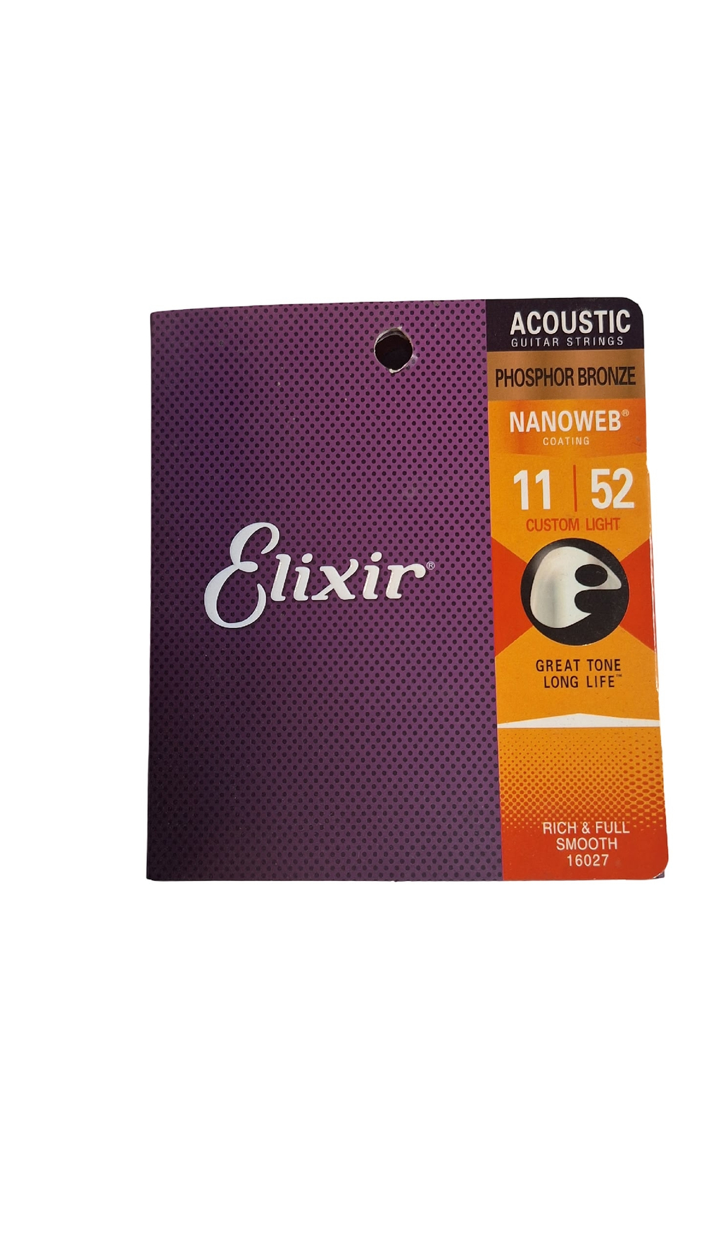 Струны Elixir Phosphor Bronze Nanoweb