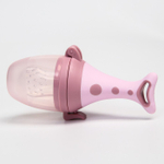 6895058 Ниблер для прикорма с силиконовой сеточкой «Рыбка», цвет розовый/апельсин