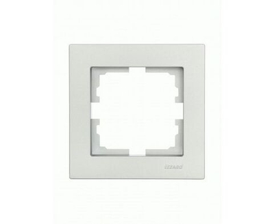 Рамка 1-местн. горизонт. VESNA платина LEZARD 742-3500-146
