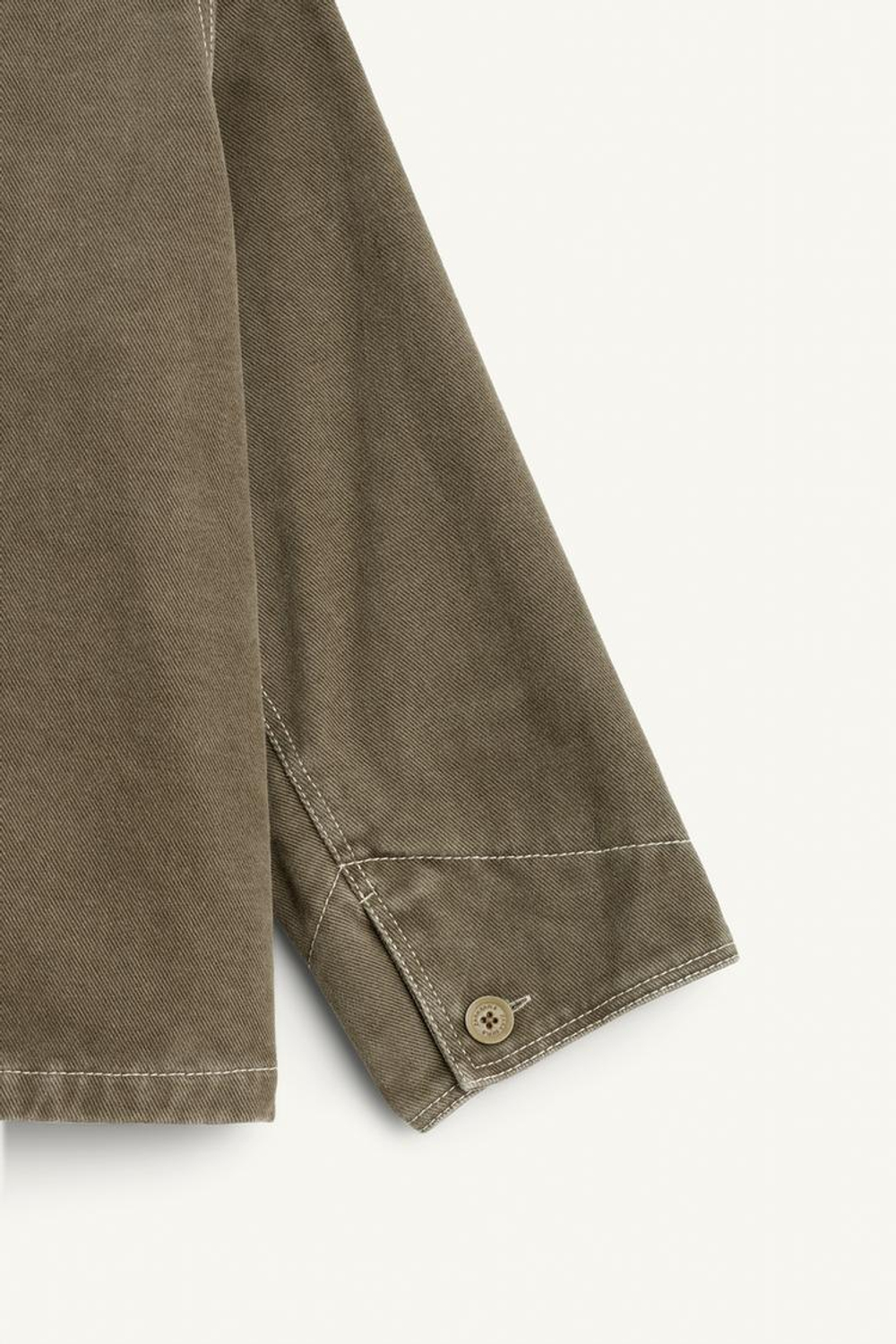 ZARA КУРТКА С ВОРОТНИКОМ-СТОЙКОЙ, СЕРО-КОРИЧНЕВЫЙ