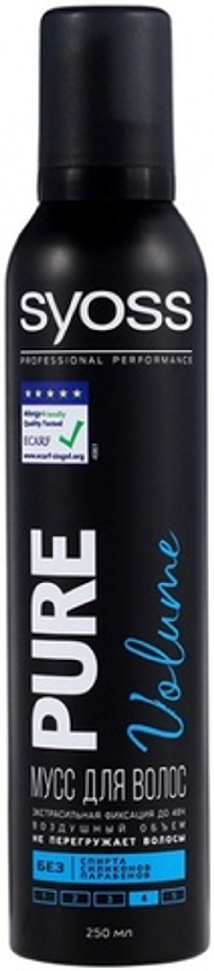 Сьесс Мусс для укладки Объем Volume Lift э.с.ф.250мл *6