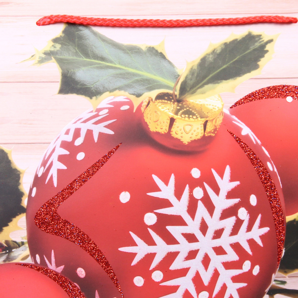 Пакет подарочный «Новогодние шары» 40*55*15 см