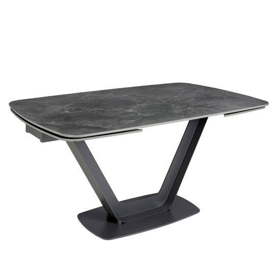Раздвижной обеденый стол 1132/DT926 из мраморной керамики Испания 160х100