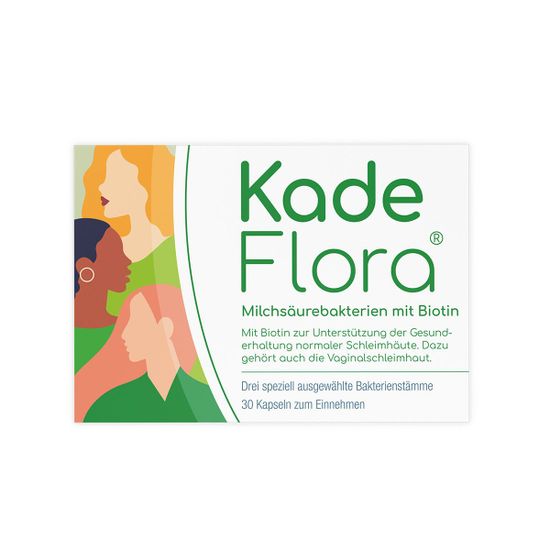 Молочнокислые бактерии KadeFlora с биотином – для ежедневной поддержки слизистой влагалища