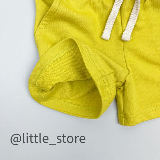 Шорты из футера, Горчичные