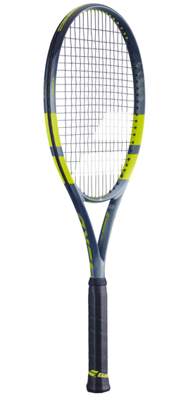 Теннисная ракетка Babolat Pure Aero Gen-9 - metallic dark forest/yellow + струны