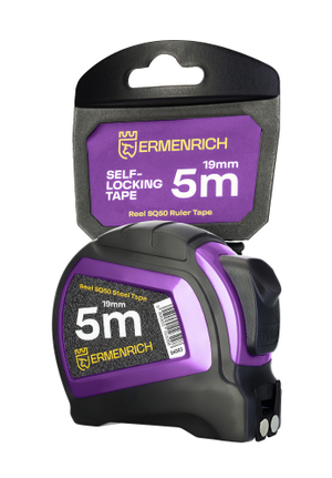 Рулетка Ermenrich Reel SQ50, фиолетовый