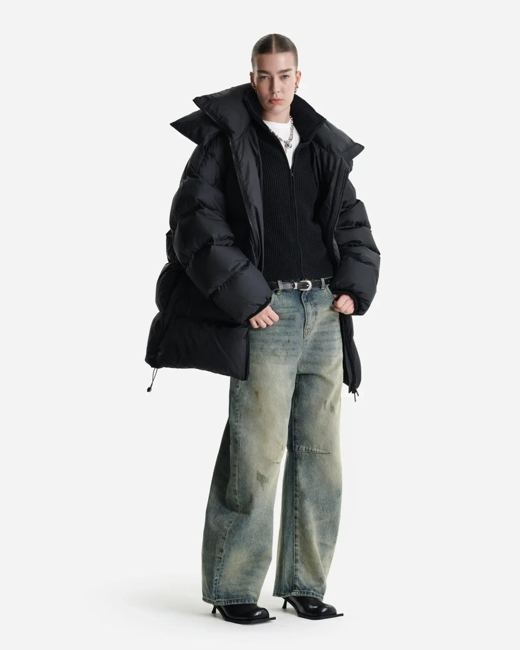 Гиперобъемный пуховик