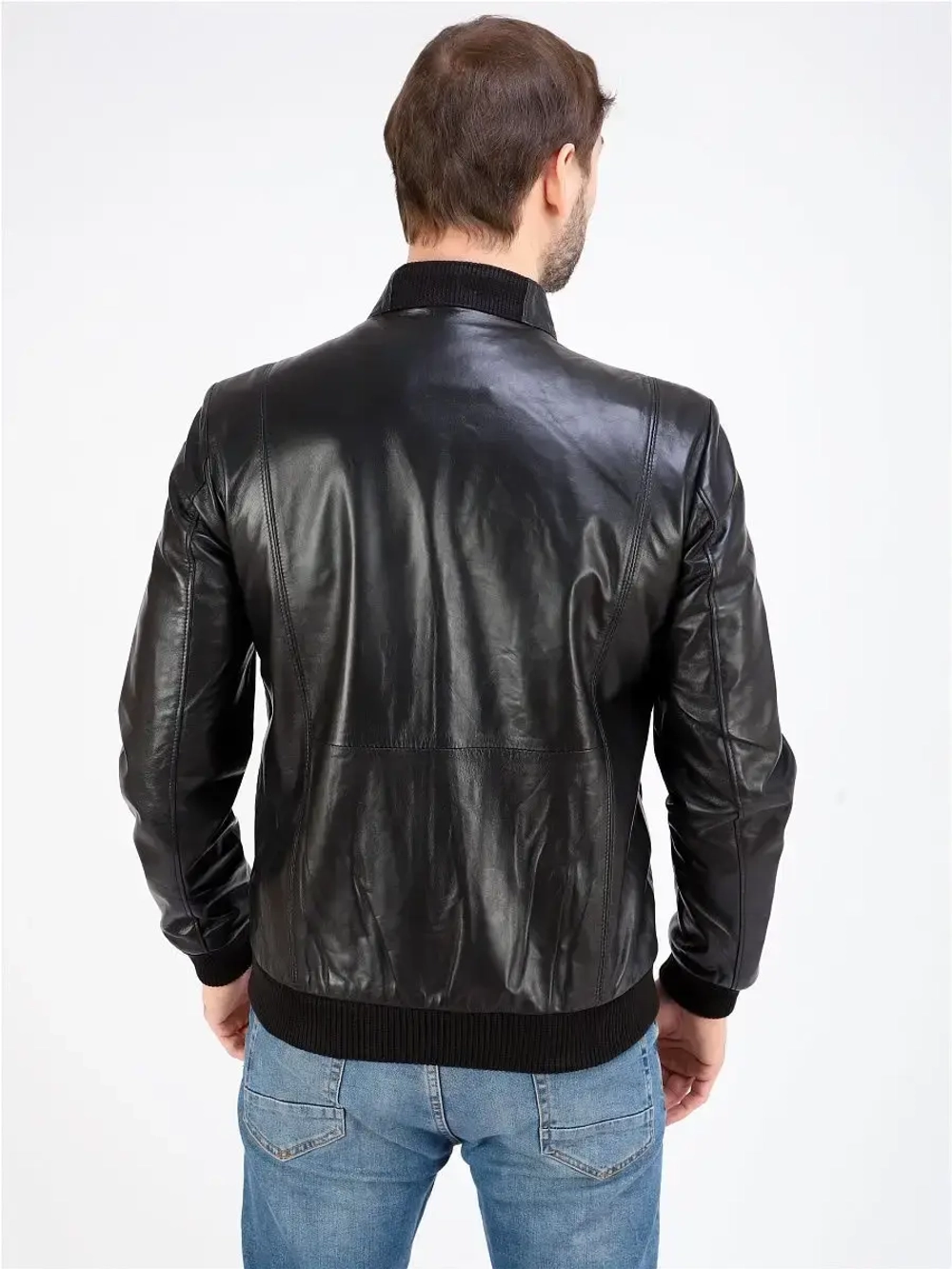 Мужская кожаная куртка / натуральная кожа / Турция