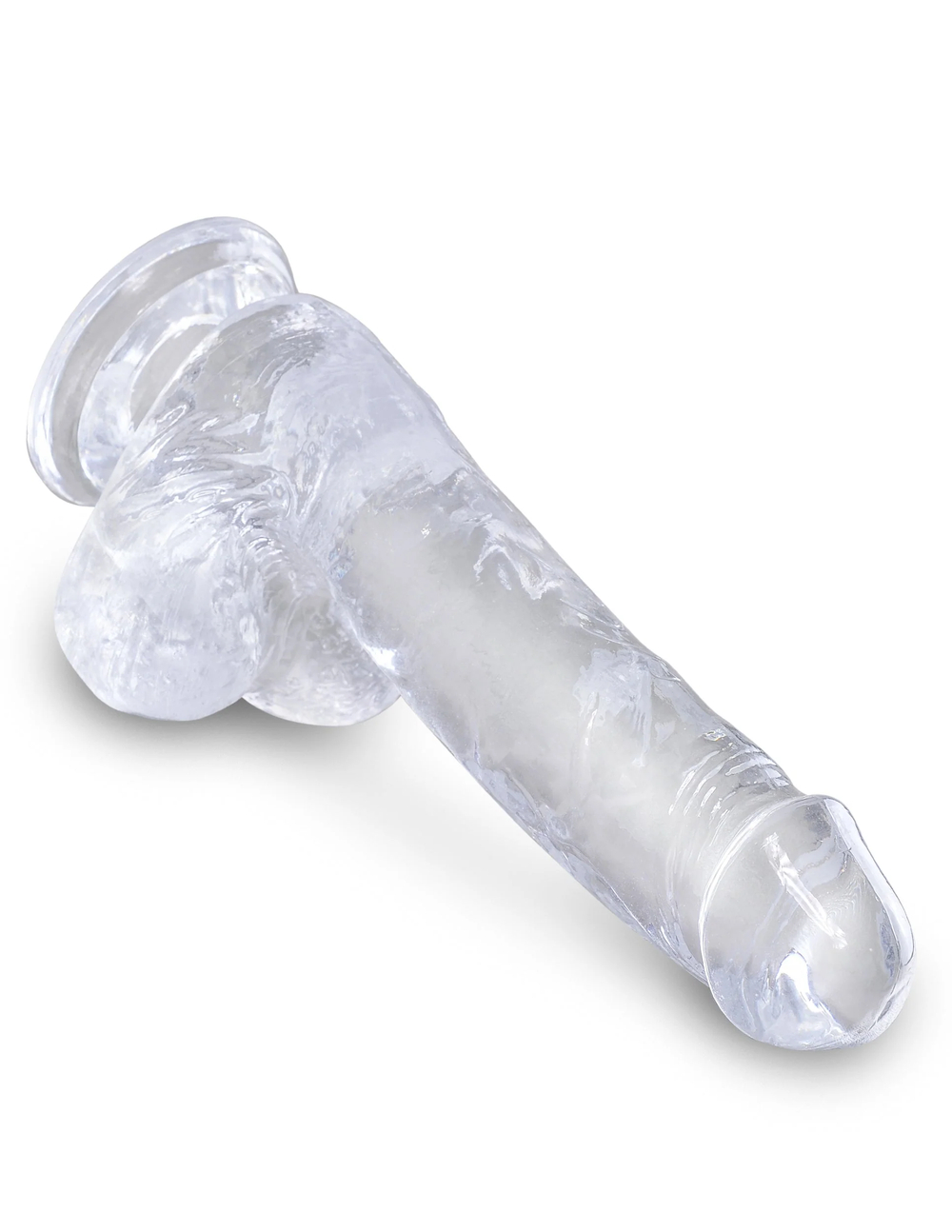 Фаллоимитатор King Cock Clear 6" Cock with Balls Pipedream 575220PD