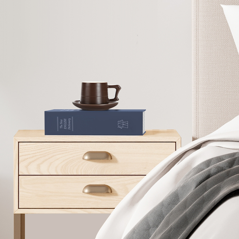 Сейф-книга DELI "ET641" замок ключ, 240х155х55 мм, 0.751 кг, синий