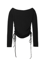 Топ Havoc Black Gun Graphic Off Shoulder