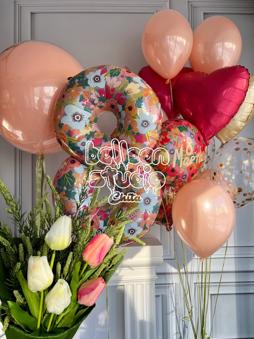 шары на 8 марта № 22